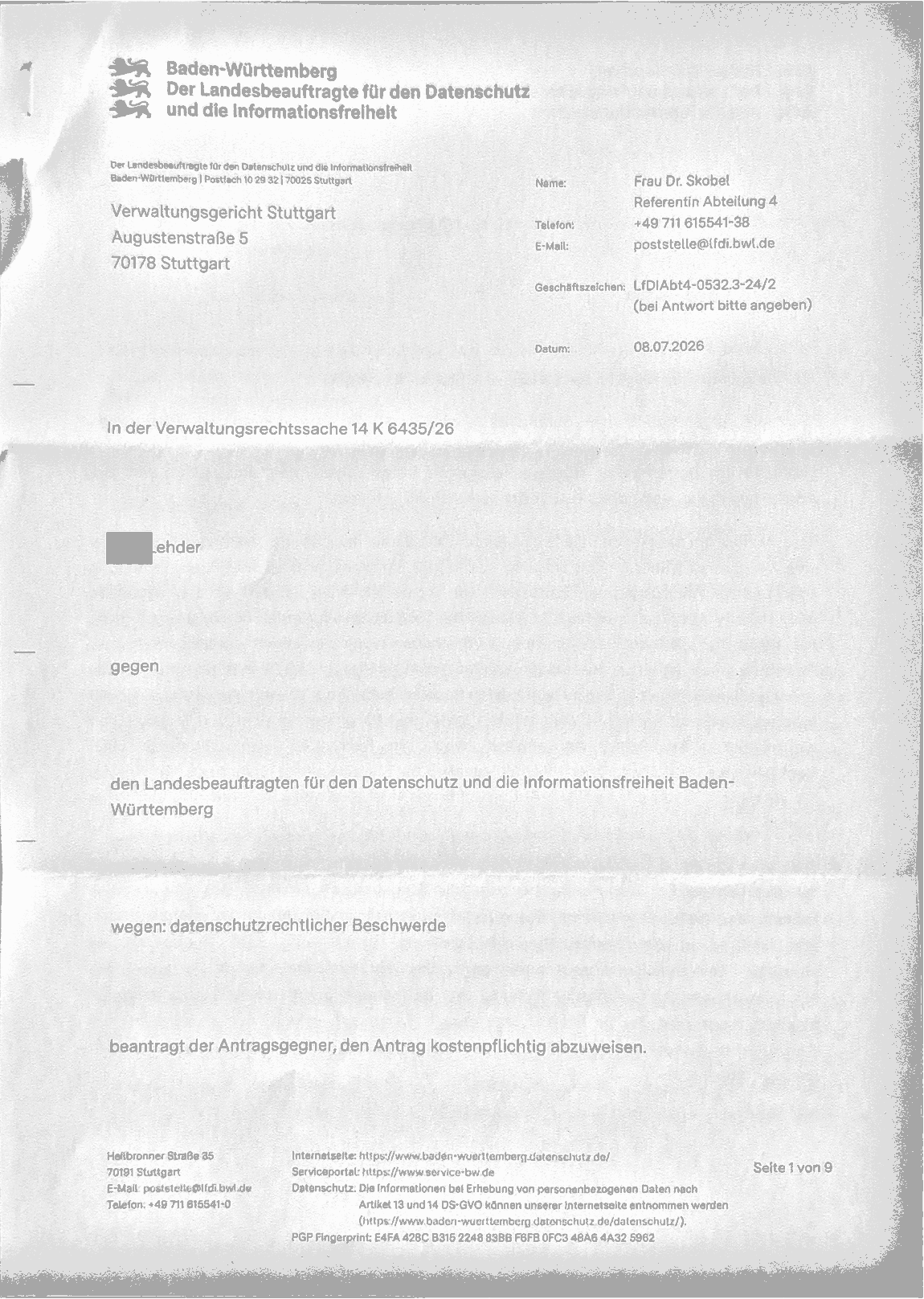 Reply of 8 July 2026 page 2